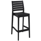 ares resin barstool black