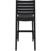 ares resin barstool black