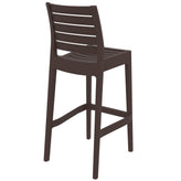 ares resin barstool black