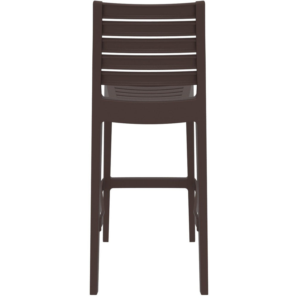 ares resin barstool black