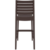 ares resin barstool black