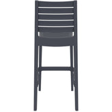 ares resin barstool black