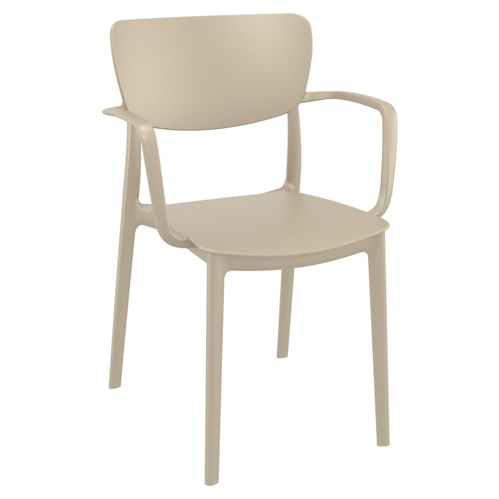 lisa outdoor dining arm chair