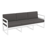 mykonos patio sofa with sunbrella cushion