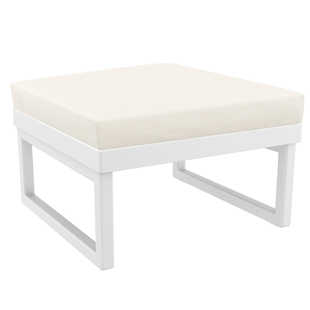 mykonos ottoman with sunbrella cushion