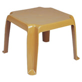 sunray resin square side table green isp240 gre