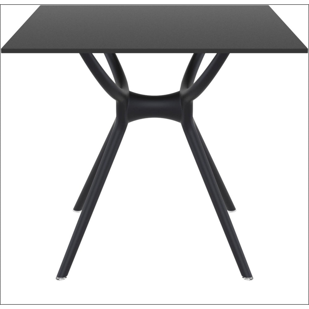 air square table 31 inch black isp700 bla