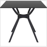 air square table 31 inch black isp700 bla