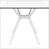 air square table 31 inch black isp700 bla