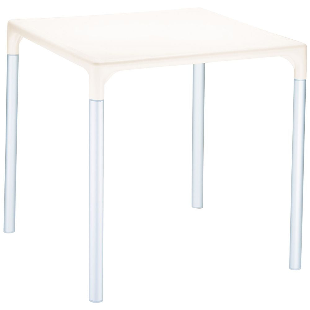 mango alu square table 28 inch