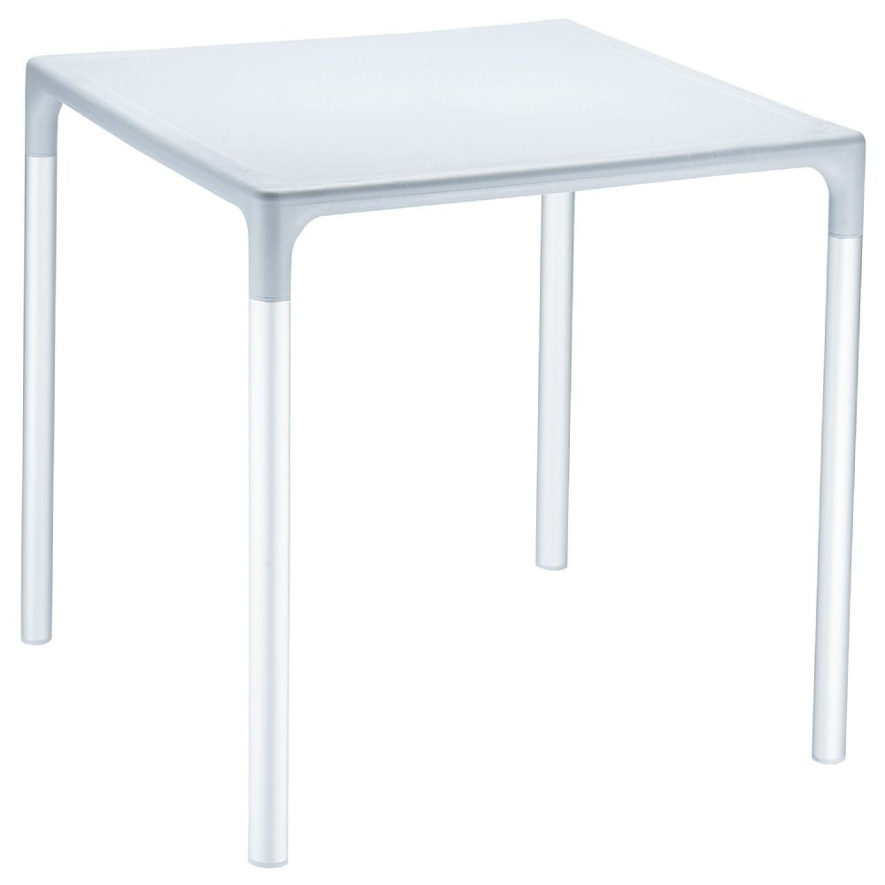 mango alu square table 28 inch