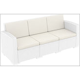 monaco resin patio sofa brown with cushion isp833 br