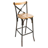 henry cross back barstool