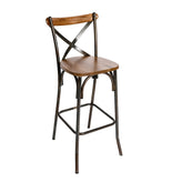 henry cross back barstool