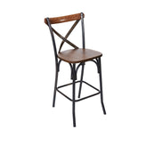 henry cross back counter height stool