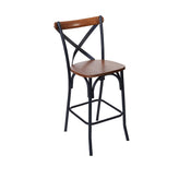 henry cross back counter height stool