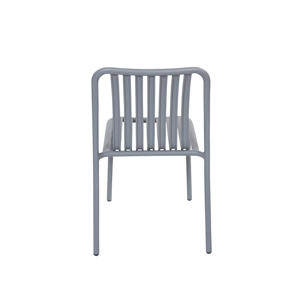 key west vertical slat stacking side chair