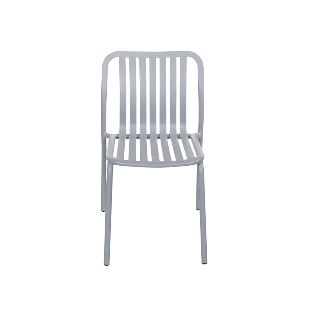 key west vertical slat stacking side chair