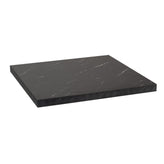 Indoor Laminate Table Top in Black Granite Print