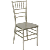 gold resin stacking chiavari chair