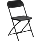 800 lb capacity premium beige plastic folding chair