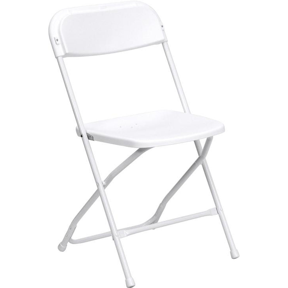 800 lb capacity premium beige plastic folding chair