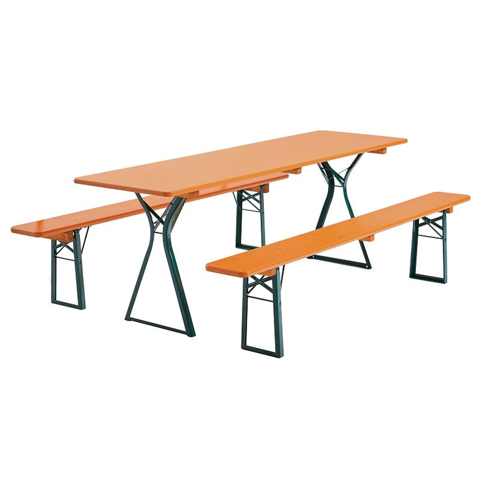 comfort beer garden table and bench set