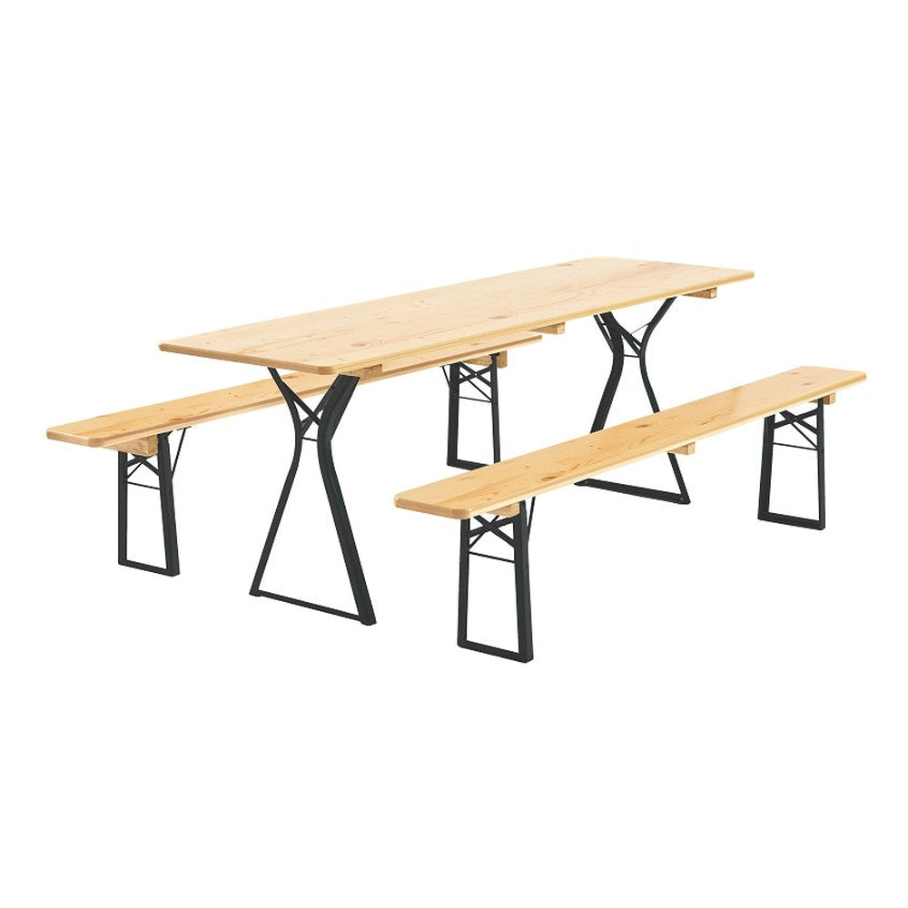 comfort beer garden table and bench set