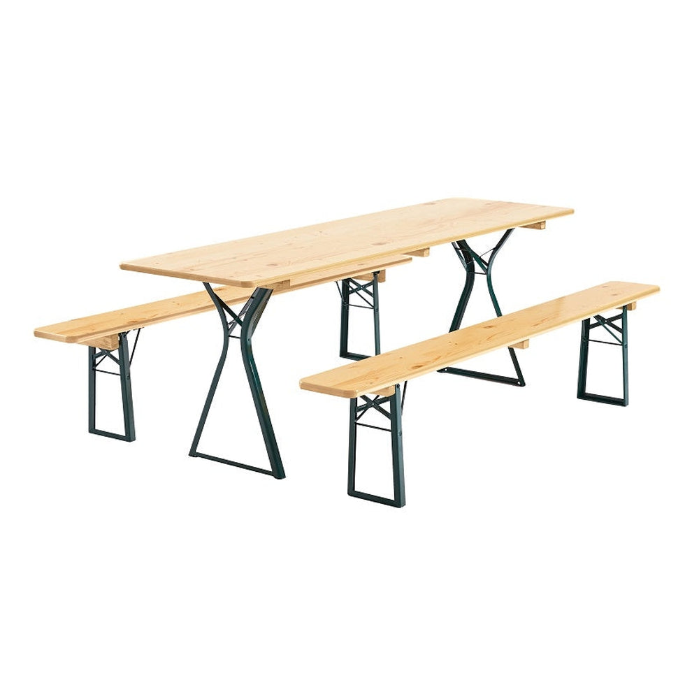 comfort beer garden table and bench set