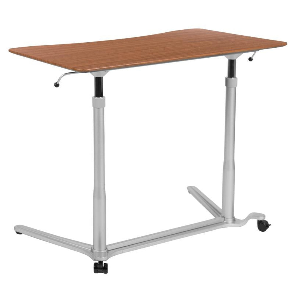 Merritt Sit-Down, Stand-Up Computer Ergonomic Desk with 37''W Top