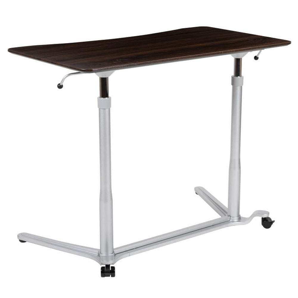 Merritt Sit-Down, Stand-Up Computer Ergonomic Desk with 37''W Top