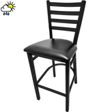 os outdoor ladderback barstool