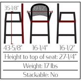 diamondback outdoor barstool