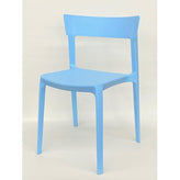 outdoor plastic stackable side chair