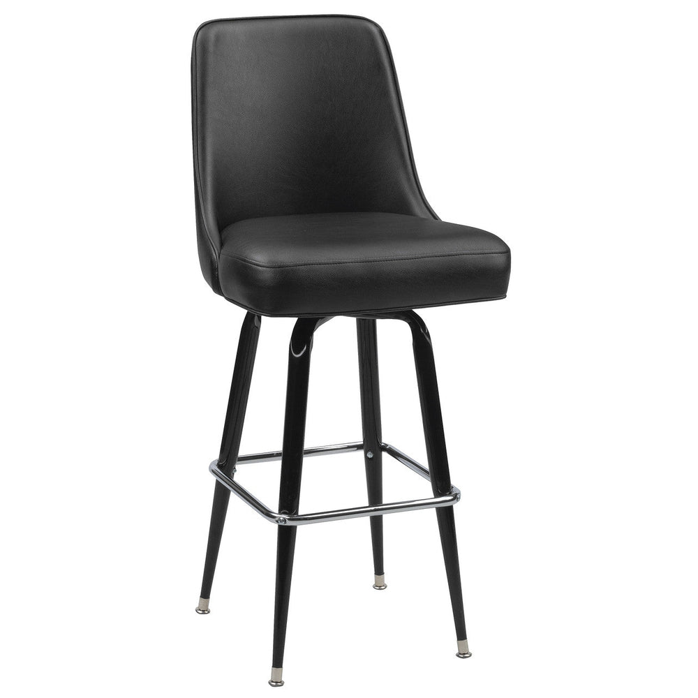 Custom XL Bucket Swivel Bar Stool