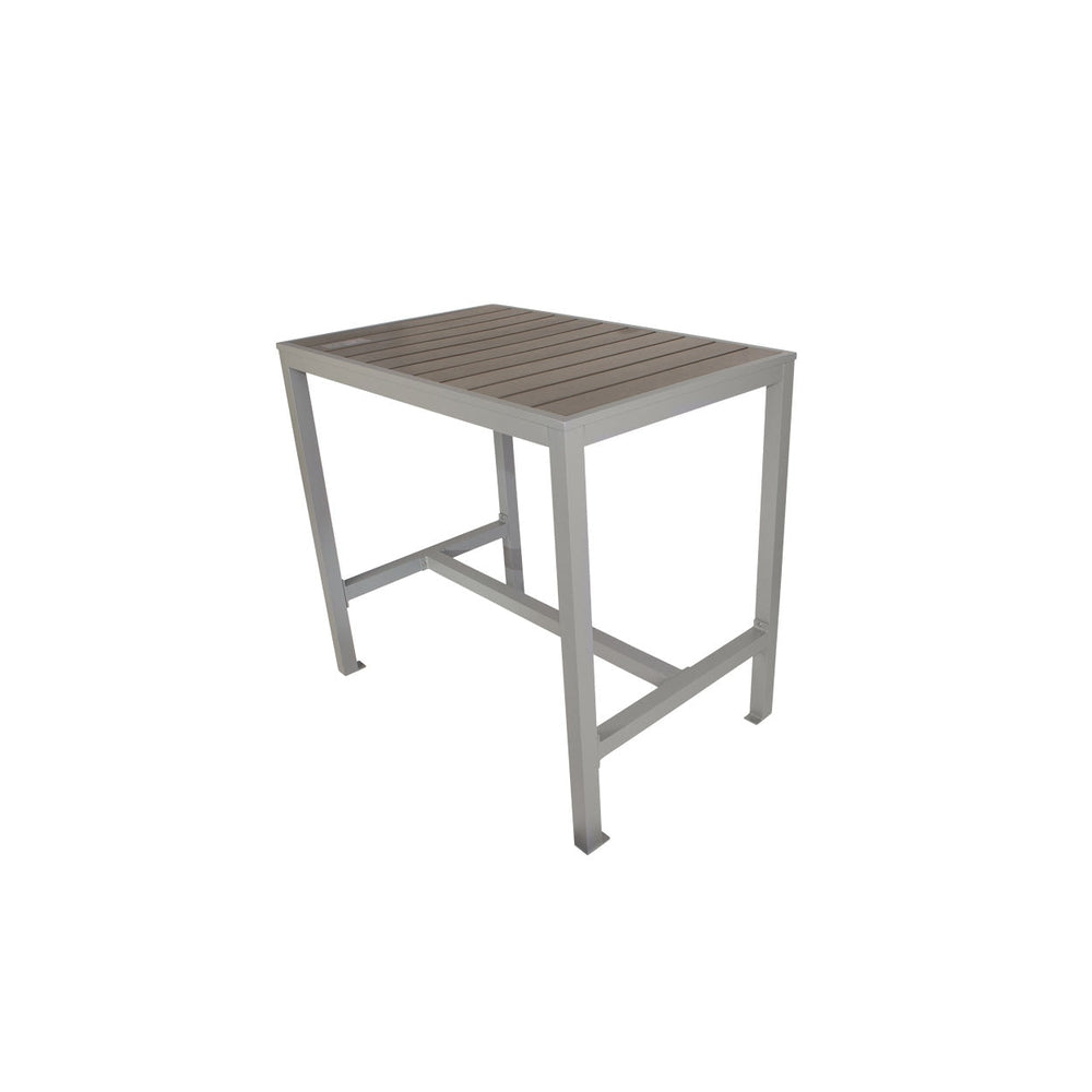 seaside 4 leg bar height bolt down table