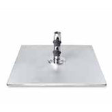 70 lb galvanized steel base 20 x 20