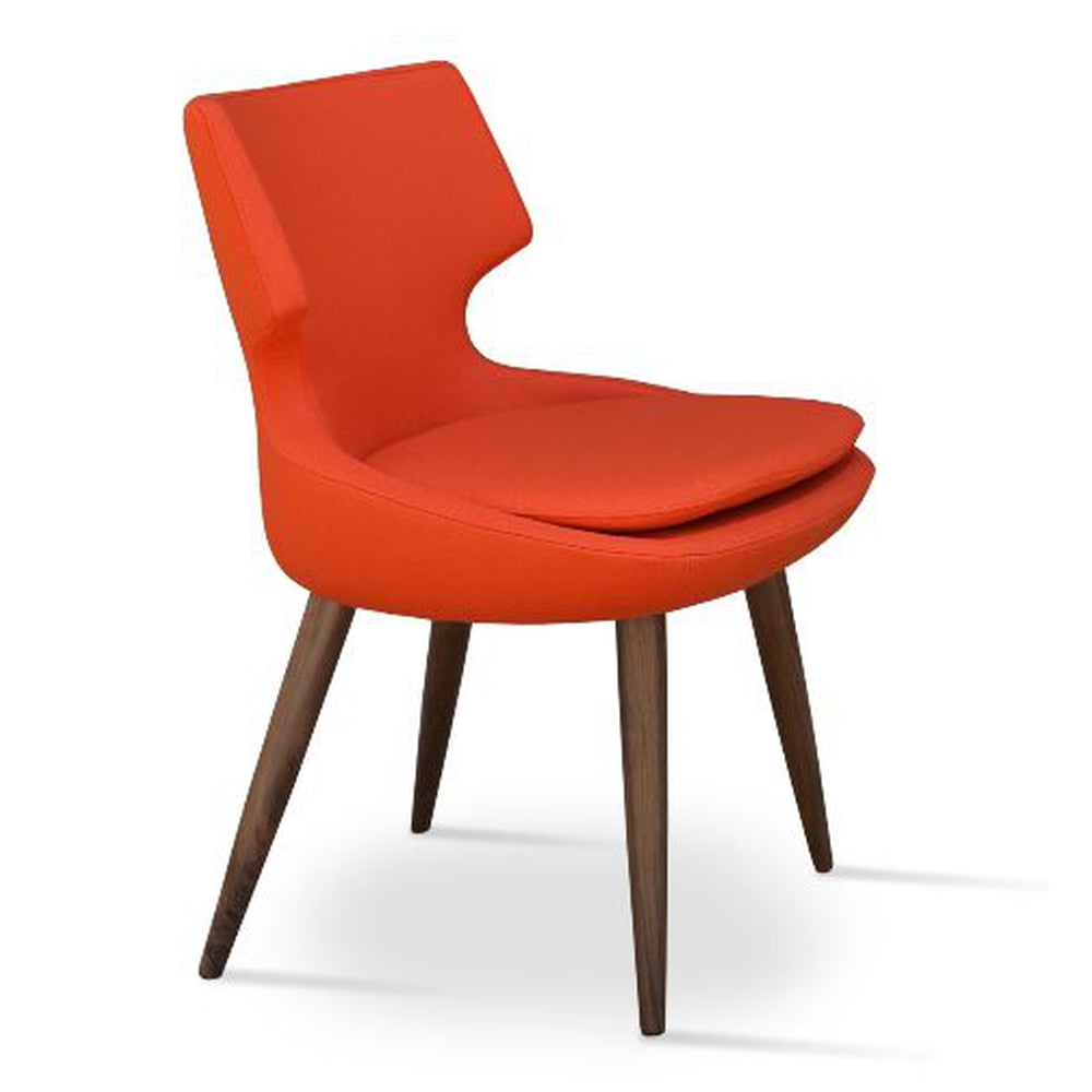 Patara Chair with Wood Base