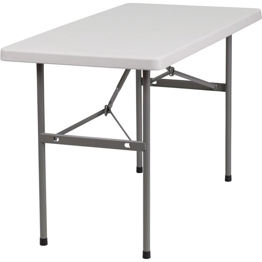 24w x 48l granite white plastic folding table