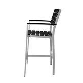 vienna bar arm chair black