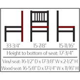 os verticalback chair