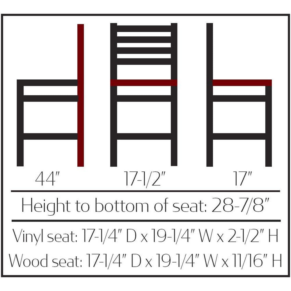 XL Ladderback Barstool