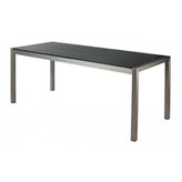 outdoor synthetic teak slat table 99