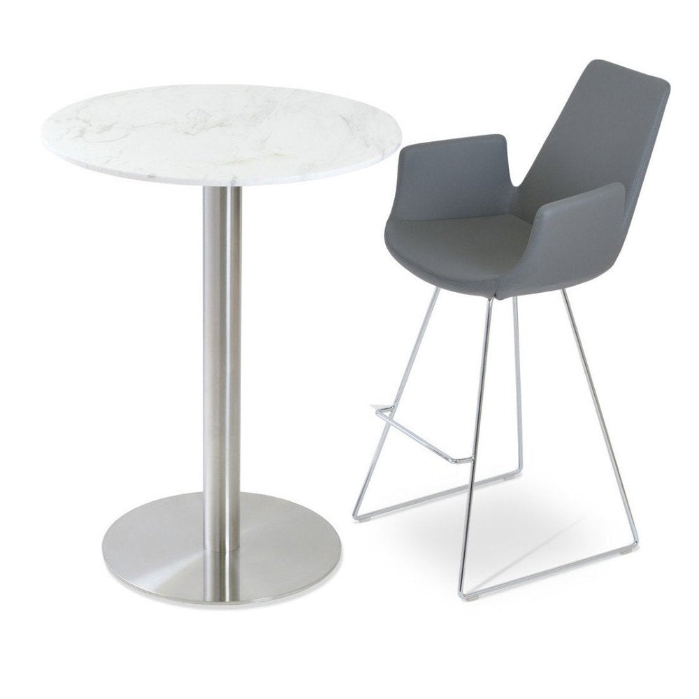 soho concept eiffel arm wire bar stools