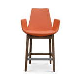 soho concept eiffel arm wood counter stools