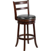 30 cappuccino wood barstool