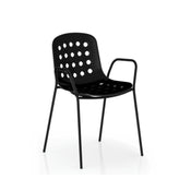 holi open shell armchair black