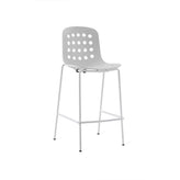 holi open shell counter stool black