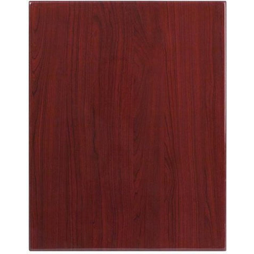 high gloss mahogany resin table top