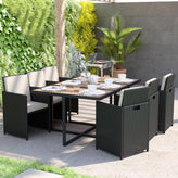 Peregrine 7 Piece Outdoor Patio Dining Set